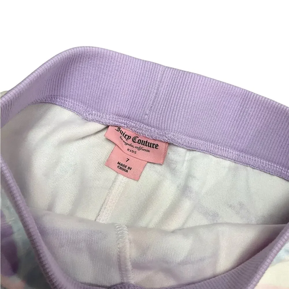 Juicy Couture Girl's Hoodie Joggers Set Velour Size 7 NWT LAST ONE!